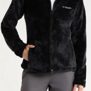 NWT small Columbia Women's Black Fleece Sherpa Teddy Jacket